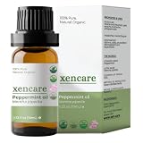 xencare Peppermint USDA Organic Food Grade Essential Oil | 100% Pure Natural Undiluted | Edible & Sa