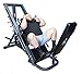 4-Way Hip Sled to use as Leg Press, HACK Squat, Calf Raise to give a Full Lower Body Workout Unit has DLX. Pads, Wide Adj. Deck Plates, 8 Wheels for Flawless Movement