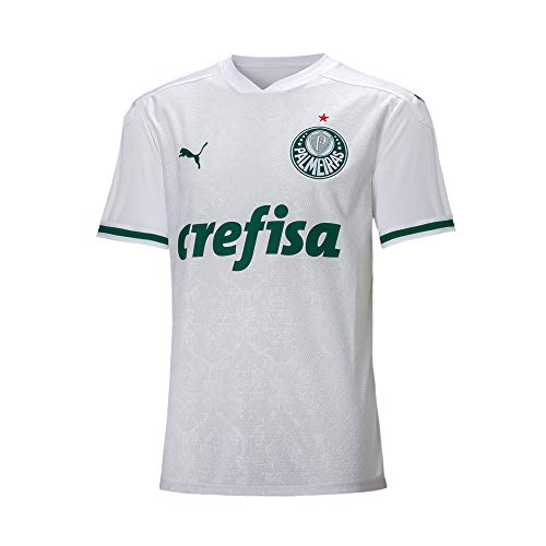 Camisa Palmeiras Replica Away Jersey II 20/21, Torcedor, Puma, Masculino, M, Branco