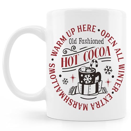Hot Cocoa Coffee Mug,Birthday Christmas Gifts for Woman,Gifts for...