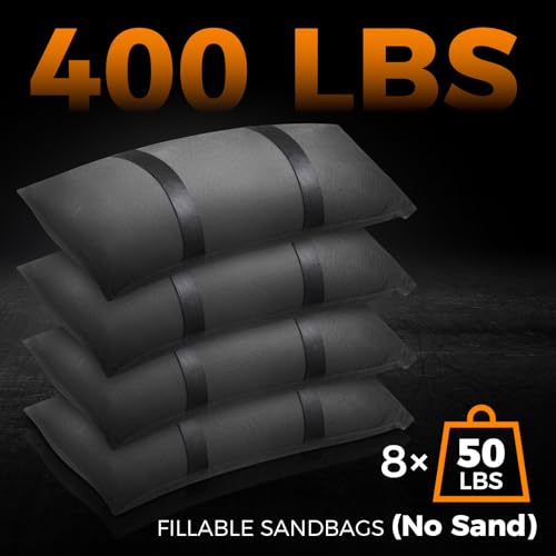image for Aimosen 400 LBS Umbrella Base Weights Fillable Sand Bags, Sand Bags fo