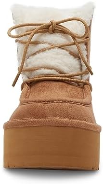 Madden Girl Women's Earnesst Ankle Boot, Tan Fabric, 6.5 | Image 1