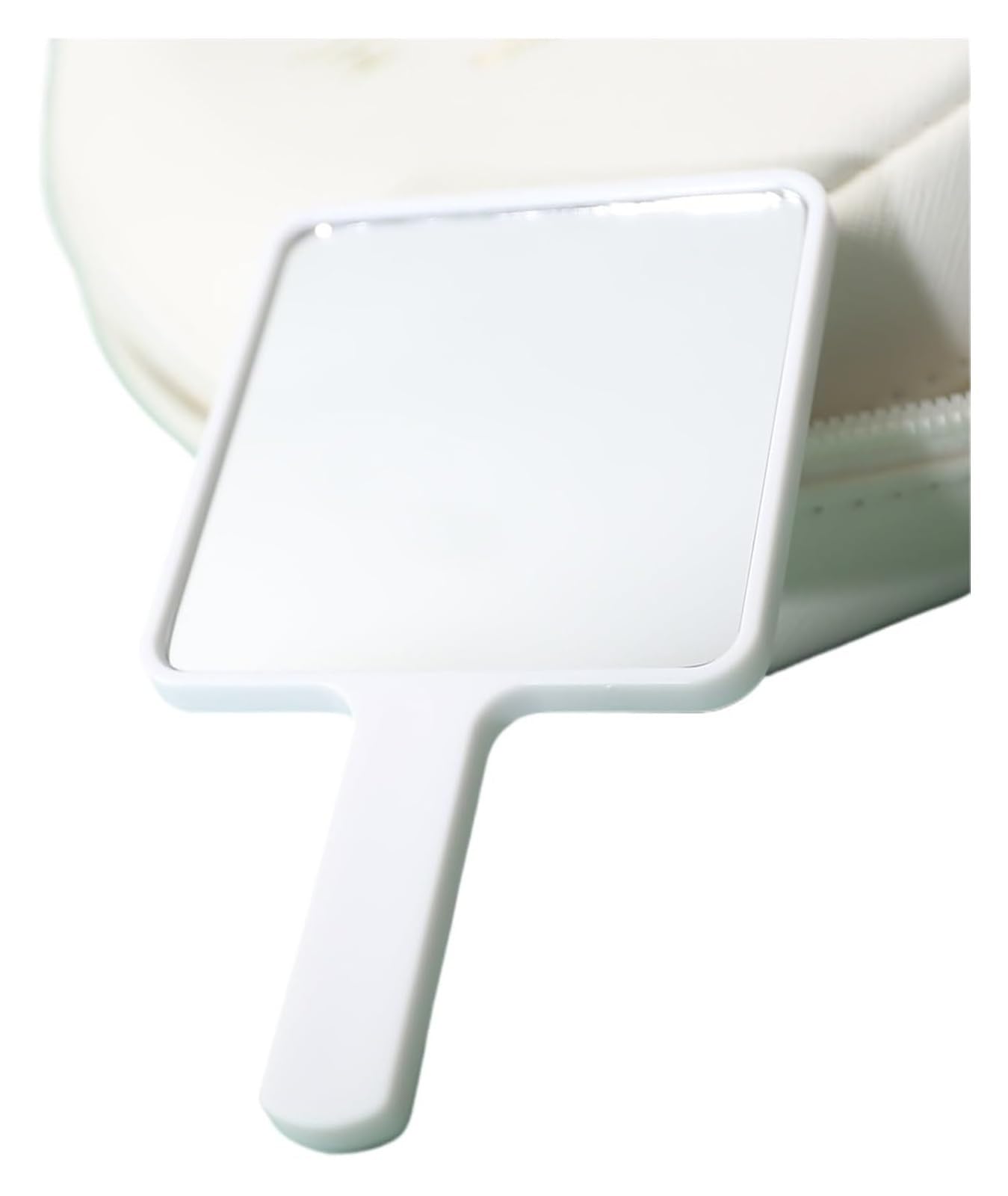 Handheld mirror， Square Makeup Vanity With Handle Hand Compact Mirrors