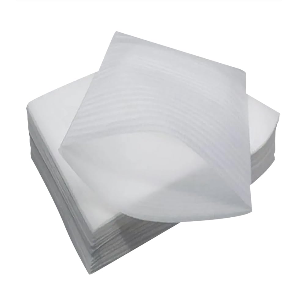 HugeDE 100Pcs 10x15cm Small Foam Packing Bags Cushion Wrap Pouches Foam Packaging Pouches Glass Packaging Pouches Packing Cushioning Supplies