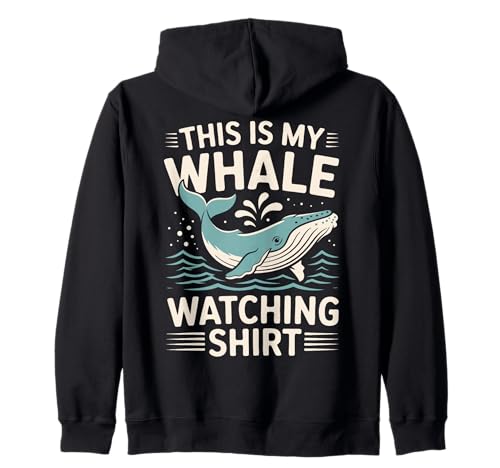 Whale Watching Zip Hoodie