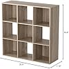 Amazon.com: ZenStyle 9 Cube Storage Shelf Organizer, Wooden Bookshelf ...