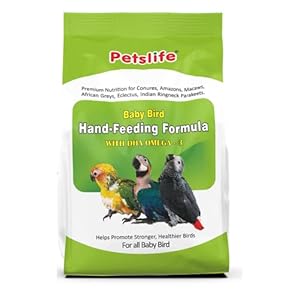 Petslife Baby Hand-Feeding Bird Food Seeds, 500G
