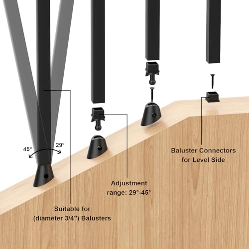 Connecteurs de balustre BLIKA pour stopper la rouille et installer sans percer - 6