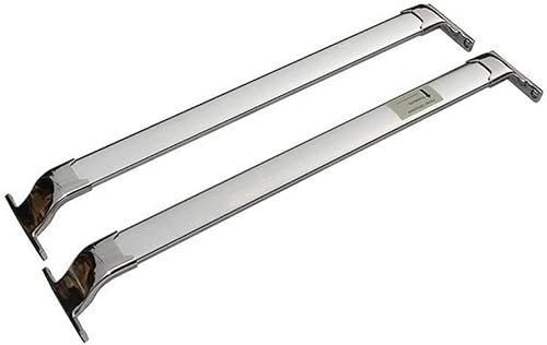 Miniatura 6 de FTAPACCE Barra transversal de 2 piezas para Maxus D90 LDV D90 2017-2024, portaequipajes elevado, portaequipajes de aluminio, bloqueable (plata mate)