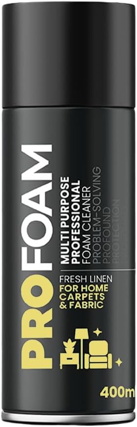 ProFoam Carpet and Upholstery Cleaner Foam, Fast-Acting, 400ml