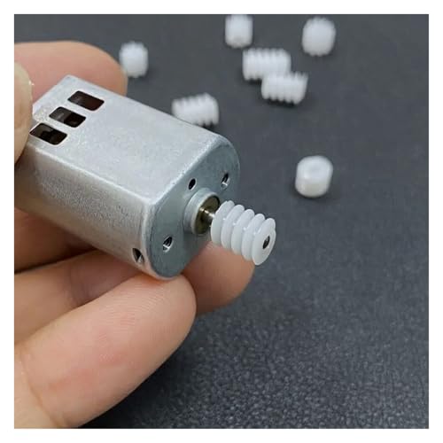 Plastic Gear 0,5 M de 10 piezas para motor de coche RC con eje de 1mm y 2mm 5