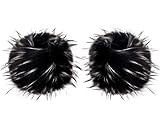 CHAUD, CONFORTABLE ET FACILE R PORTER. Ces bracelets en fourrure prolongent les manches courtes et bloquent le froid. Ils sont doublés de polaire respirante.