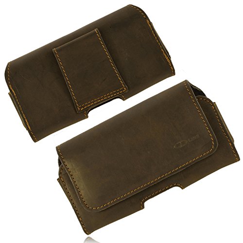 OrLine Housse HTC Desire 825 Ceinture Holster Coque Étui Housse Coque de Protection étui en Cuir avec la Main