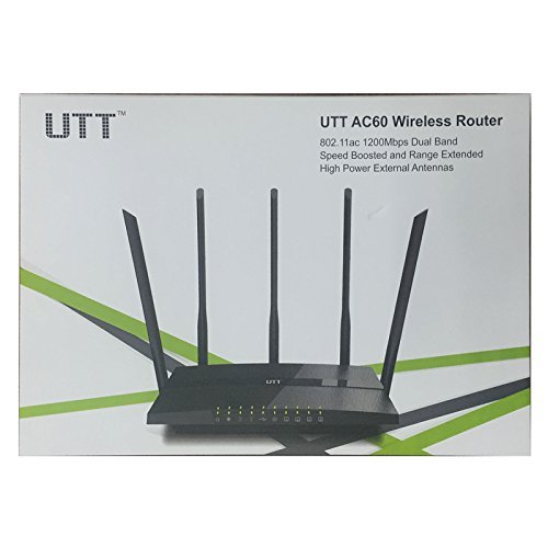 Utt Ac60 Dual Band Wifi Router Ac 1200 High Power | Usb | Parental Access Control | Easy Setup | Vpn – Ap/Wds/Extender – For Gaming Wireless #TOP5