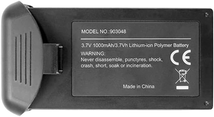 Accessory 2PCS 3.7V 1000mAh Lithium Battery for HS110D Remote Control Drone