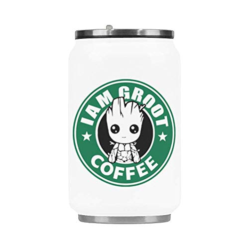 Funny Groot Mug - I'm Groot Stainless Steel Coffee Mug Cup, Funny Gifts for Birthday Gift 10.3 Ounce Vacuum Travel Mug Coffee Mug Tea Cup