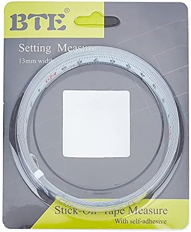 FINGERINSPIRE 3m Carbon Steel Back Adhesive Ruler, Steel Self-Adhesive Measuring Tape, Metal Sticky Ruler Tape Measuring Tool (Left-Right Reading)