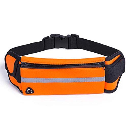 DAGUAI Bolsa de Deporte al Aire Libre Corriendo Bolso de la Cintura de múltiples Funciones Impermeable de los Deportes antirrobo Bolsas Zip Paquete de Bolsas de cinturón de Ciclismo riñonera