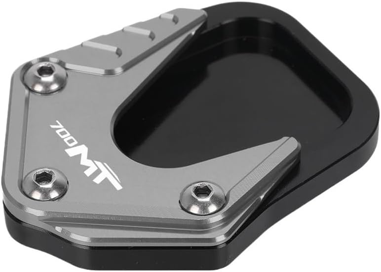 For CFMOTO 700MT MT700 CF700MT 2023 2024 2025 Motorcycle Kickstand Foot Side Stand Extension Enlarger Plate Pad(GRAY)