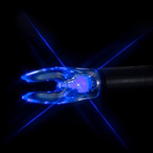 Nocturnal Lighted Nocks FIT Universal Size Lighted Nocks, Blue