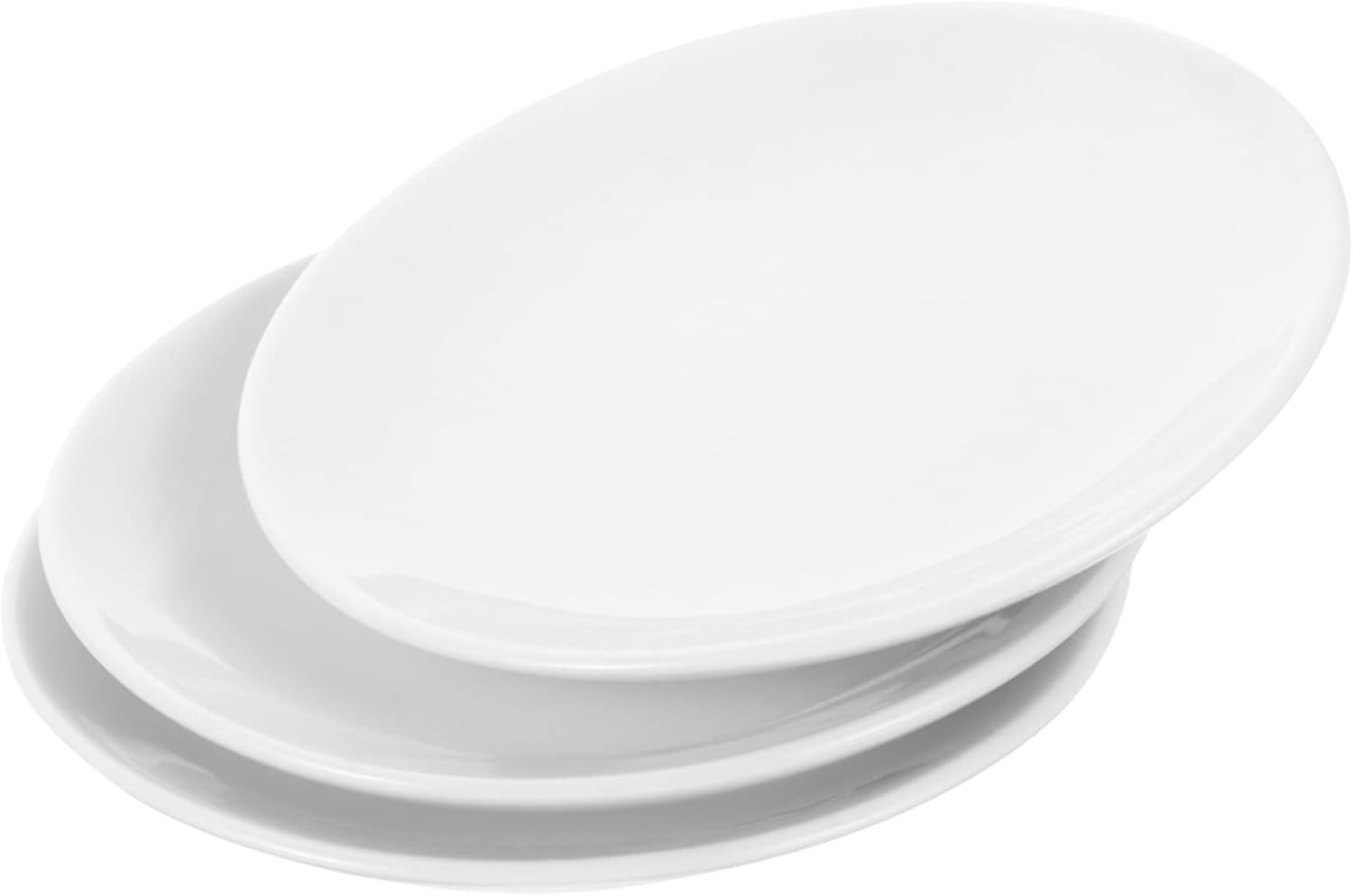 12pcs Ceramic Plant Saucer Drip Trays for Flower Pots Use Easy to Clean and Store Impact Resistant for Gardening and Preventing Spills