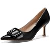 Coutgo Women’s Closed Pointed Toe Pumps Stiletto High Heels Wedding Party Dress Shoes