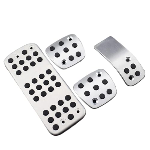HJKLBNM Pedal Brake Clutch Pedals Kit Cover Compatible with Peugeot