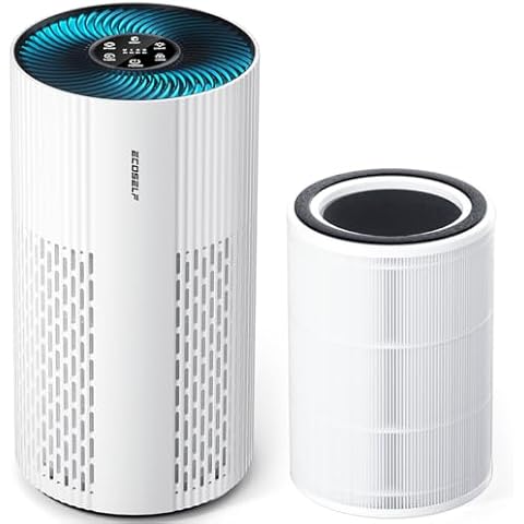 ECOSELF Air Purifiers for Home Large Room HAP604 & Air Purifier Replacement Filter, 1 Pack Cover