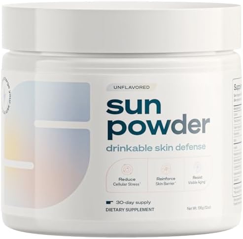Amazon.com : Sun Powder, The First 3-in-1 Drinkable Skincare, by World ...