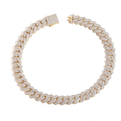 Chaîne Hip Hop pour homme avec gros maillons Miami cubains de 19mm de largeur