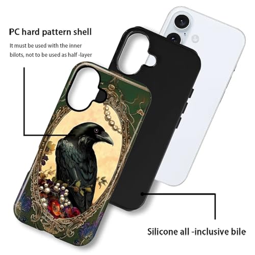 Coque iPhone 16 Plus durable protection hybride en silicone et polycarbonate rigide