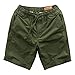 Pantaloni Cargo da Uomo Sportivi alla Moda Pantaloni da Spiaggia Larghi con Gamba Dritta Pantalone Corto Palestra (Army Green, XXL)