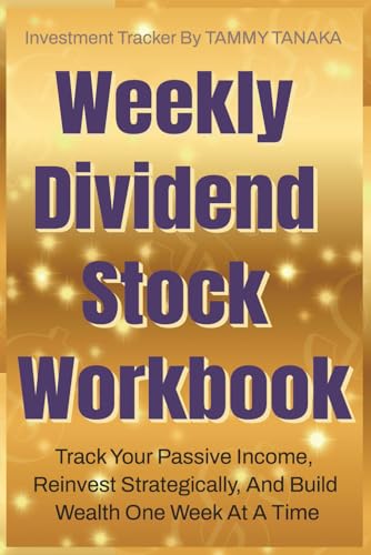 Weekly Dividend Stock Workbook for Passive Income
