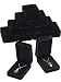 Hicarer Black Velvet Pendant Necklace Case Classic Jewelry Gift Box for Wedding Christmas Thanksgiving Birthday Gift Displays Showcases Boxes (12 Pieces)