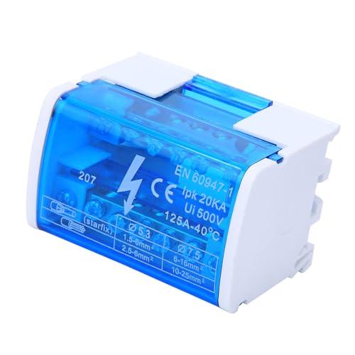Boîte de jonction 2 niveaux 12 prises avec couvercle transparent anti-poussière