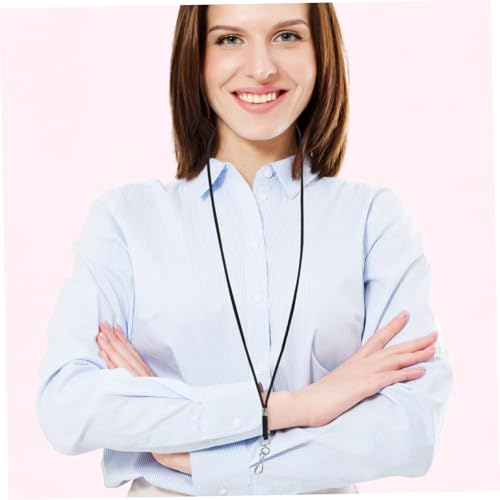 Cordons lanières tressées pour badge identité sangle légère école bureau événements 100pcs - 4