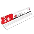 UltraPro 24 inch Hardwired Under Cabinet Lights, On/Off Only, 2700K Warm White, Under Cabinet Lighting, Under Counter Lights for Kitchen 44112