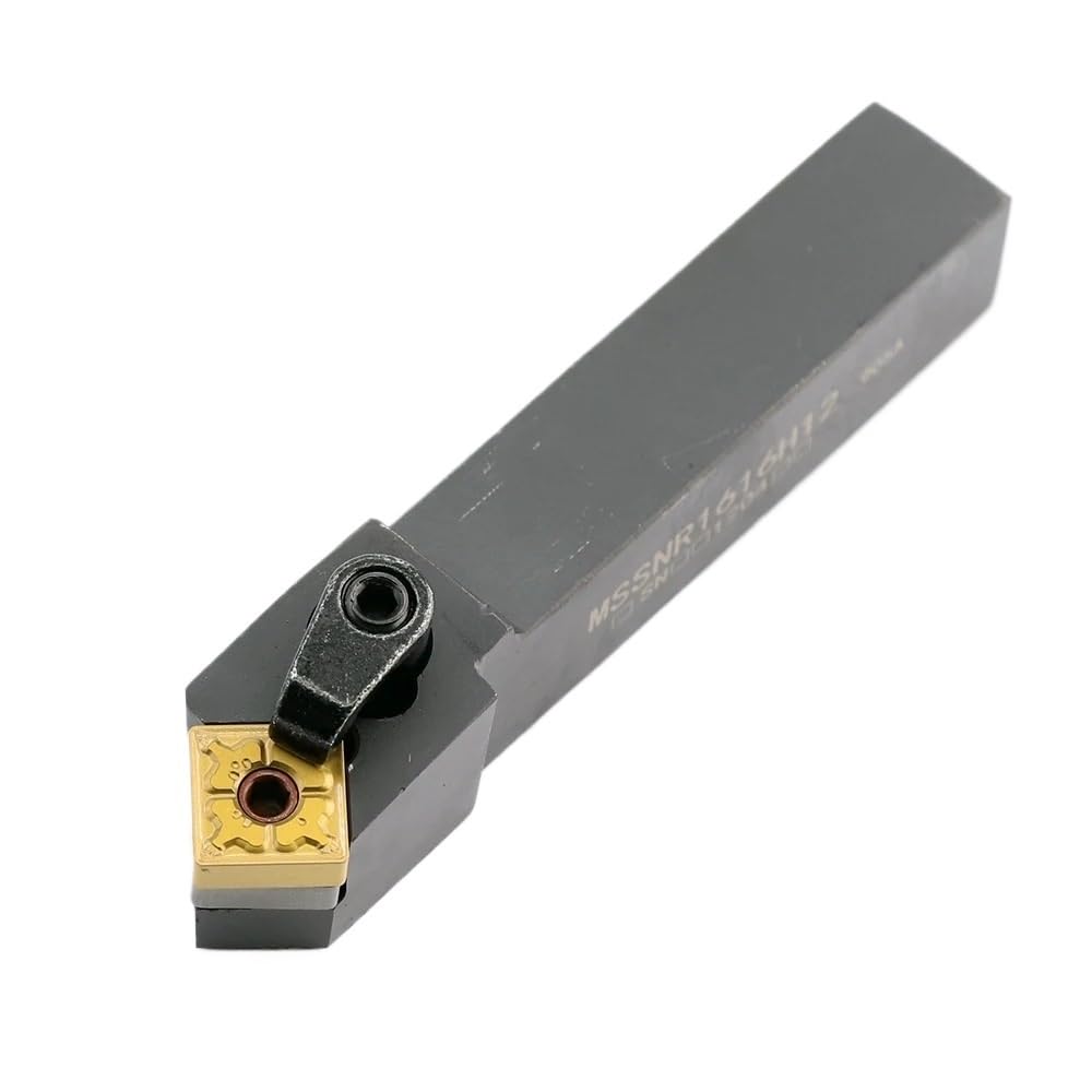 1pc MSSNR1616 MSSNR2020 MSSNR2525 MSSNR1616H12 MSSNR2020K12 MSSNR2525 M12 M15 External Turning Tool Holder MSSNR for SNMG Insert(MSSNR2525M12)