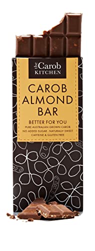 The Carob Kitchen Carob Almond Bar 80g