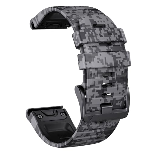 Bracelet silicone de rechange 26mm compatible Garmin Forerunner 955 et 945 - 6