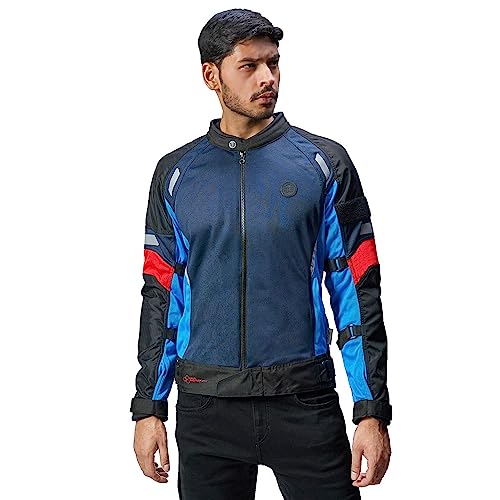 Royal Enfield Streetwind Riding Jacket Eco Blue (M) 40 CM RE Ergo...