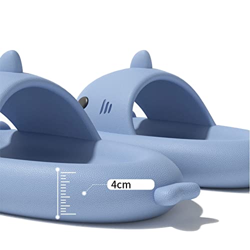 Shark Slides Adult Could Slippers Summer Beach Slide Sandals For Women Men Outdoor Indoor, Light Blue Eu37 #TOP2