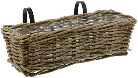 Blumenkasten, Planzkasten, Balkonkasten, Balkonpflanzer "Rattan
