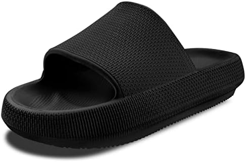 Cloud Slides For Women and Men,Non Slip Thick Sole Platform Sandals House Cloud Cushion Slide for Indoor & Outdoor Sandals