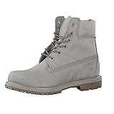 Obermaterial: Nubukleder Timberland 6in Premium Mono Damen Stiefel, grau - Größe: 36 EU