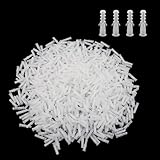 Xiaoyztan Expansion Tube,M5 x 25 mm Plastic Drywall Expansion Pipe Drywall Anchors Ribbed Wall Anchors,Pack of 1000