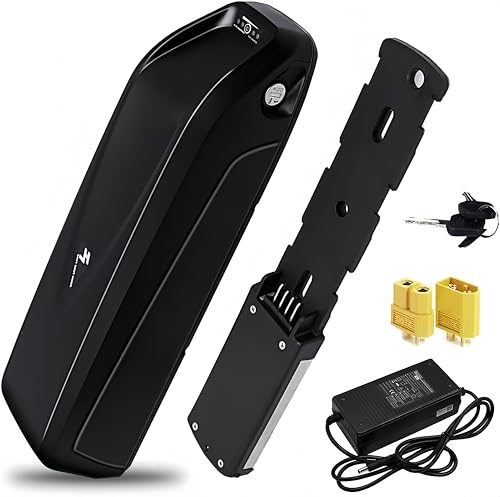 COMFTO 36V 13AH E-Bike Akku, Lithium Ionen Akku für Elektrofahrräder mit Ladestation für 750W, 500W, 350W, 250W und 200W Fahrradmotoren
