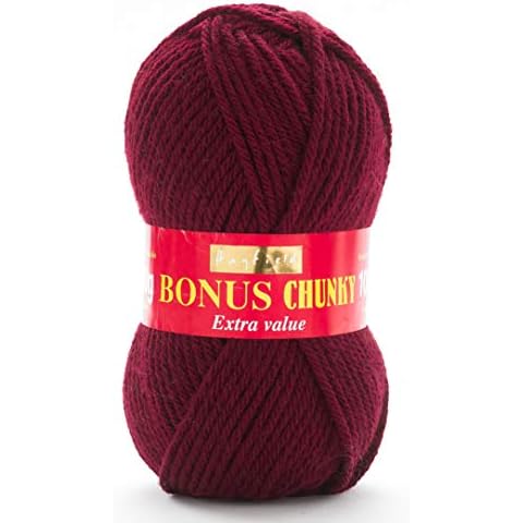 Sirdar Hayfield Bonus Chunky Yarn Claret 841 Cover