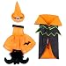 E-Living Store FBA43912 Bottle Covers for Halloween Décor, Wine Lover, or Party, Orange Bat