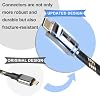SKW Audiophiles USB Printer Cable Type C/USB C to USB B High Speed DAC Decoder Cable 9.8ft/3M